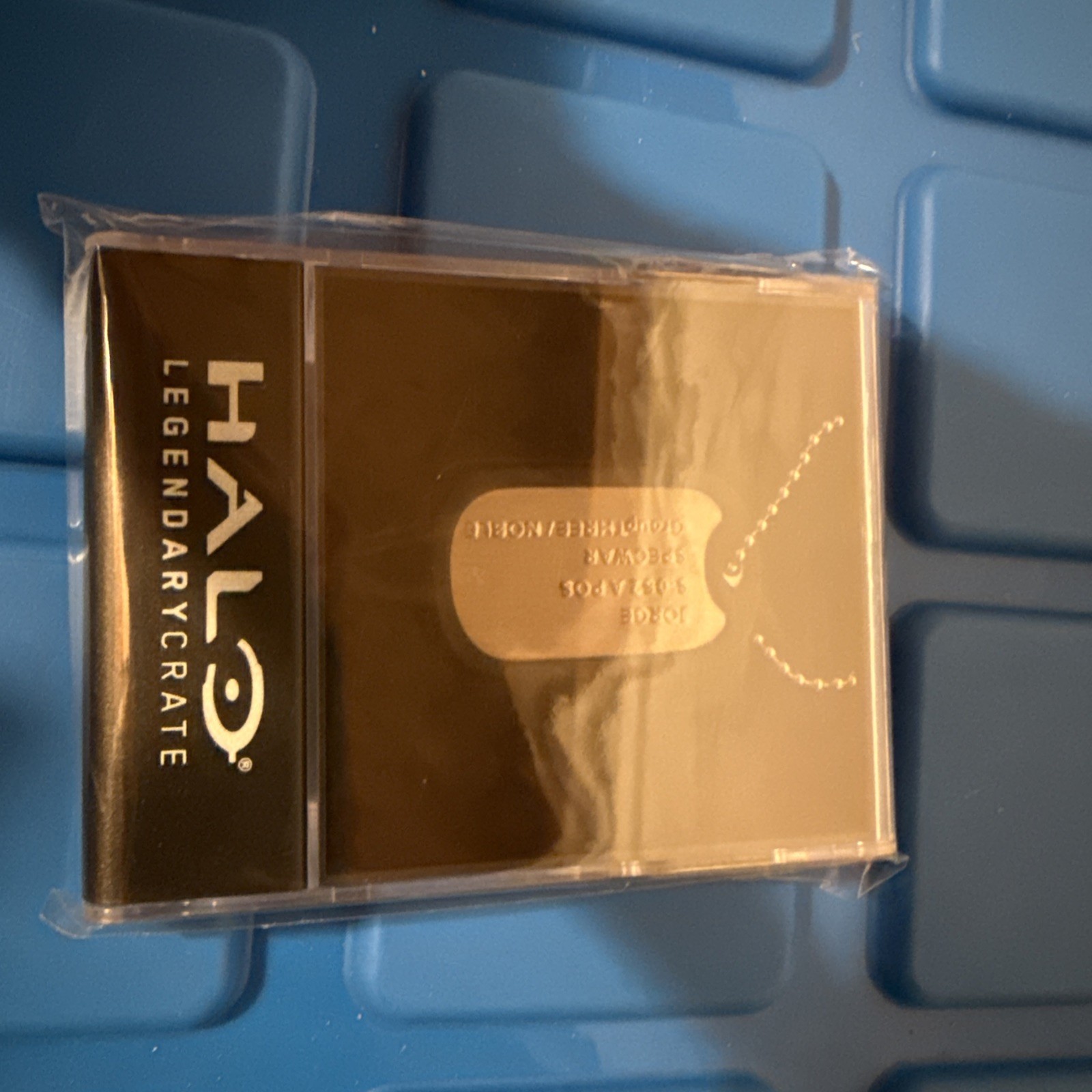 Halo Legendary Lootcrate Jorge-052 Dog Tag New Sealed Noble Team Reach Official
