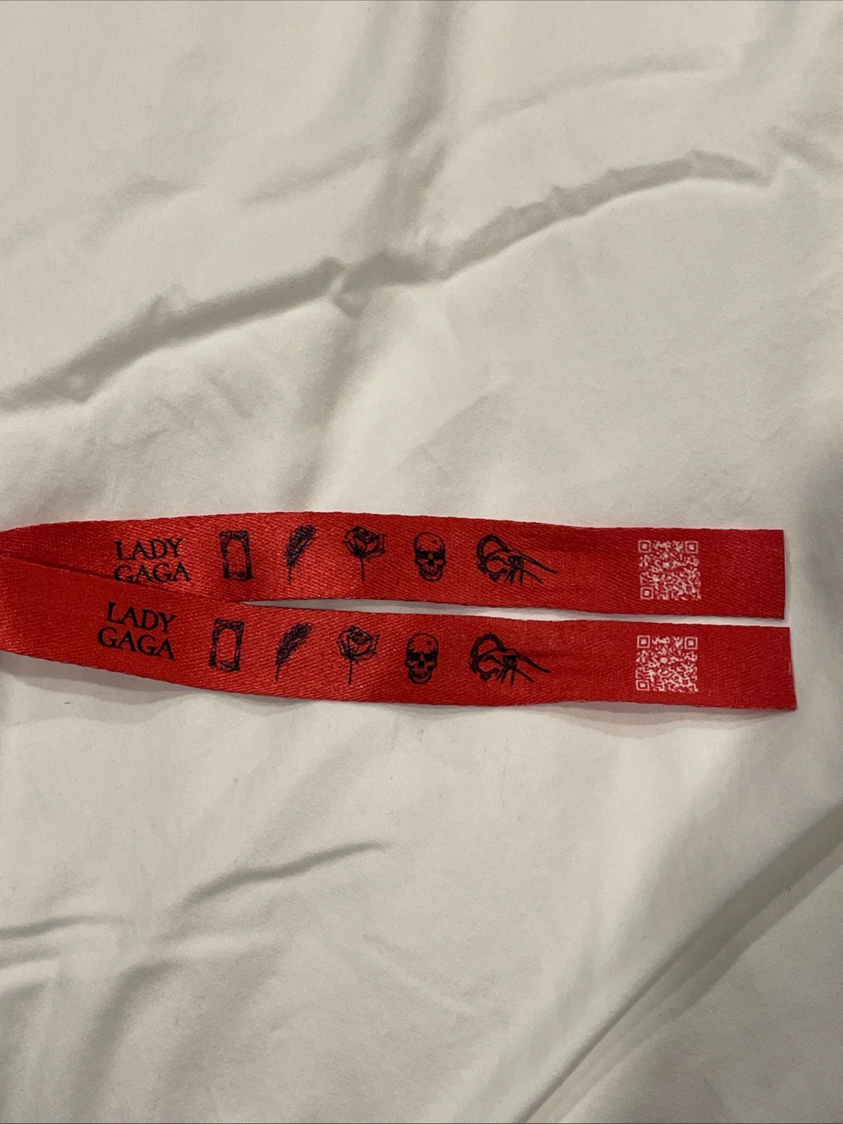 Official Lady Gaga The Mayhem Ball 2026 Tour Red Wristband Los Angeles