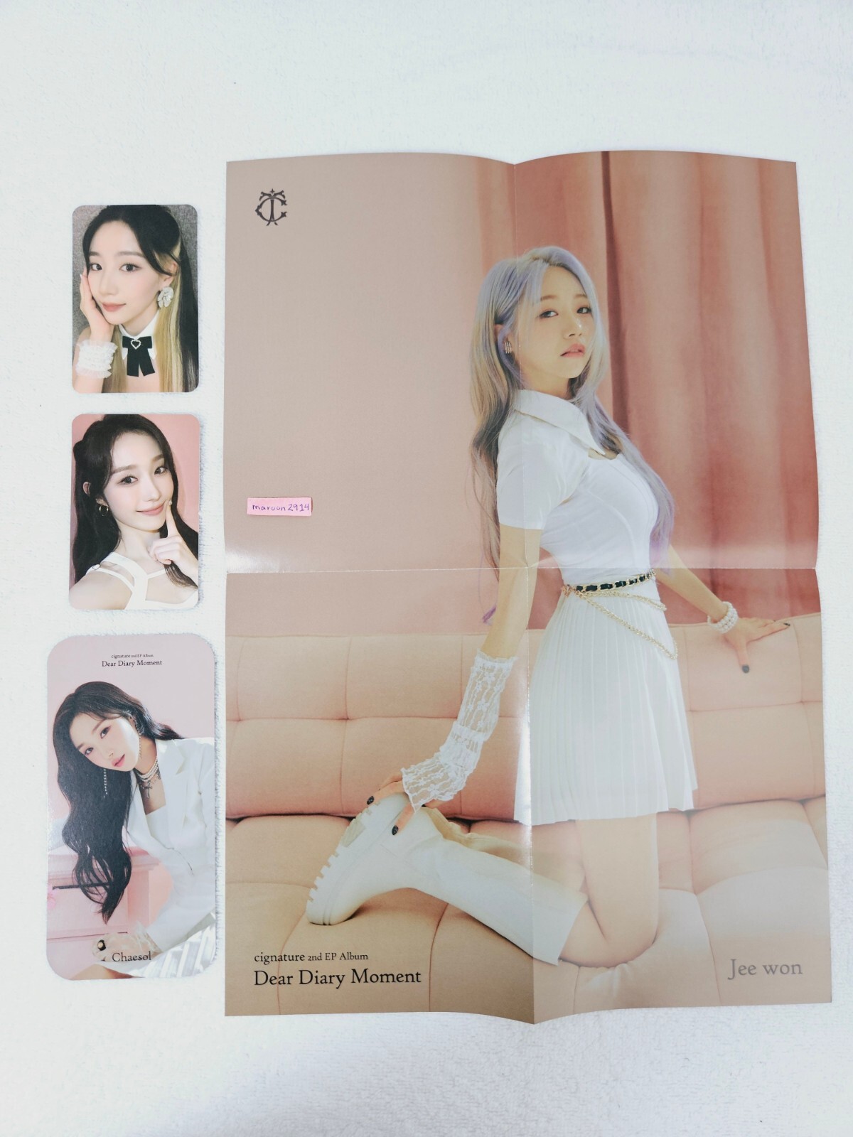 CIGNATURE Dear Diary Moment Signed Promo Album Autographed Kpop [US SELLER]