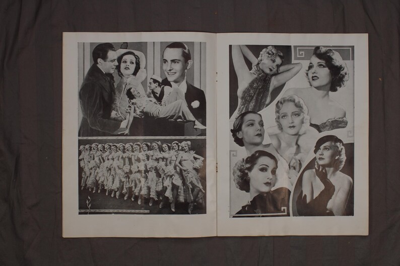 1930s Ziegfeld Follies Souvenir Program Billie Burke Cover Mrs. Ziegfeld