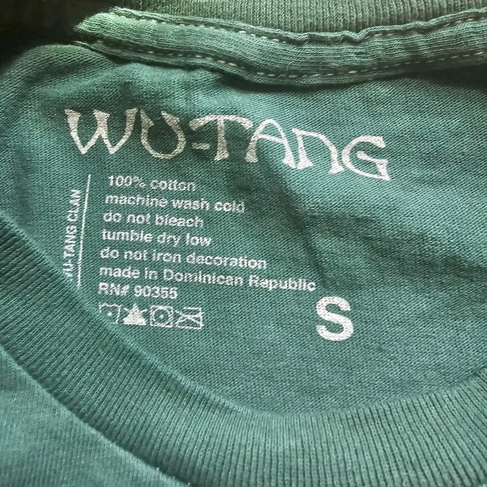 WU-TANG CLAN Live: At “The Fever II” The Bronx Green Graphic Tee Size SM NWOT