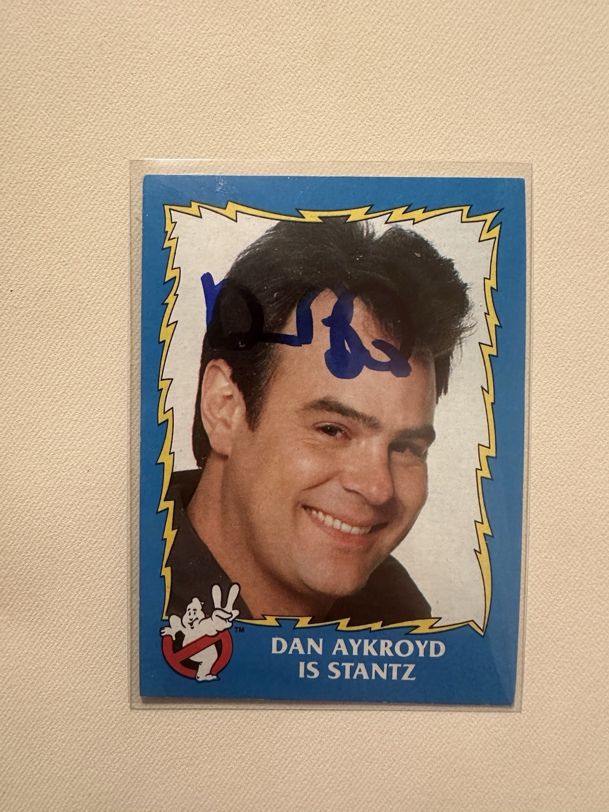 Dan Aykroyd Topps Ghostbusters Signed Trading Card