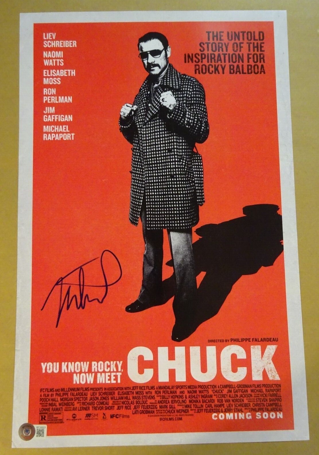 Signed MICHAEL RAPAPORT Autographed CHUCK 11″x17″ Photo Beckett BAS COA