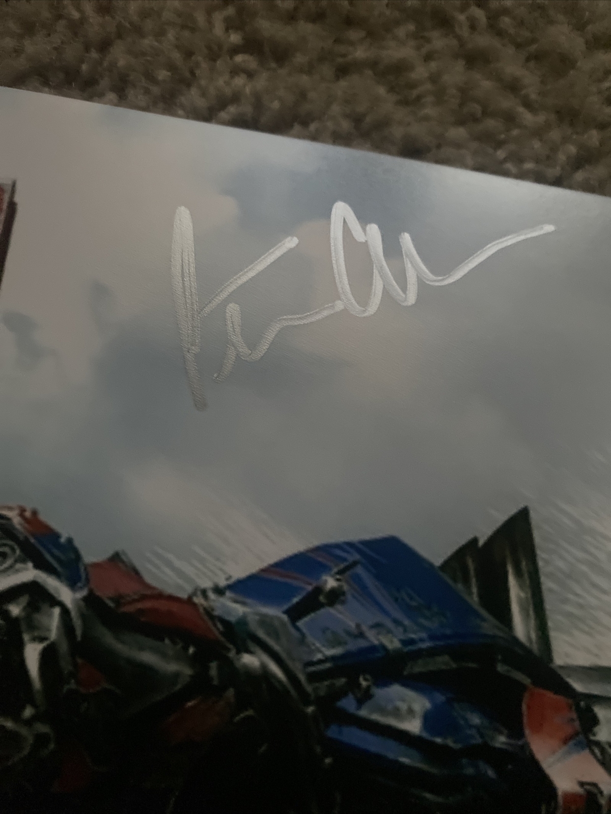Peter Cullen Transformers Optimus Prime Signed 8×10 Photo Beckett BAS
