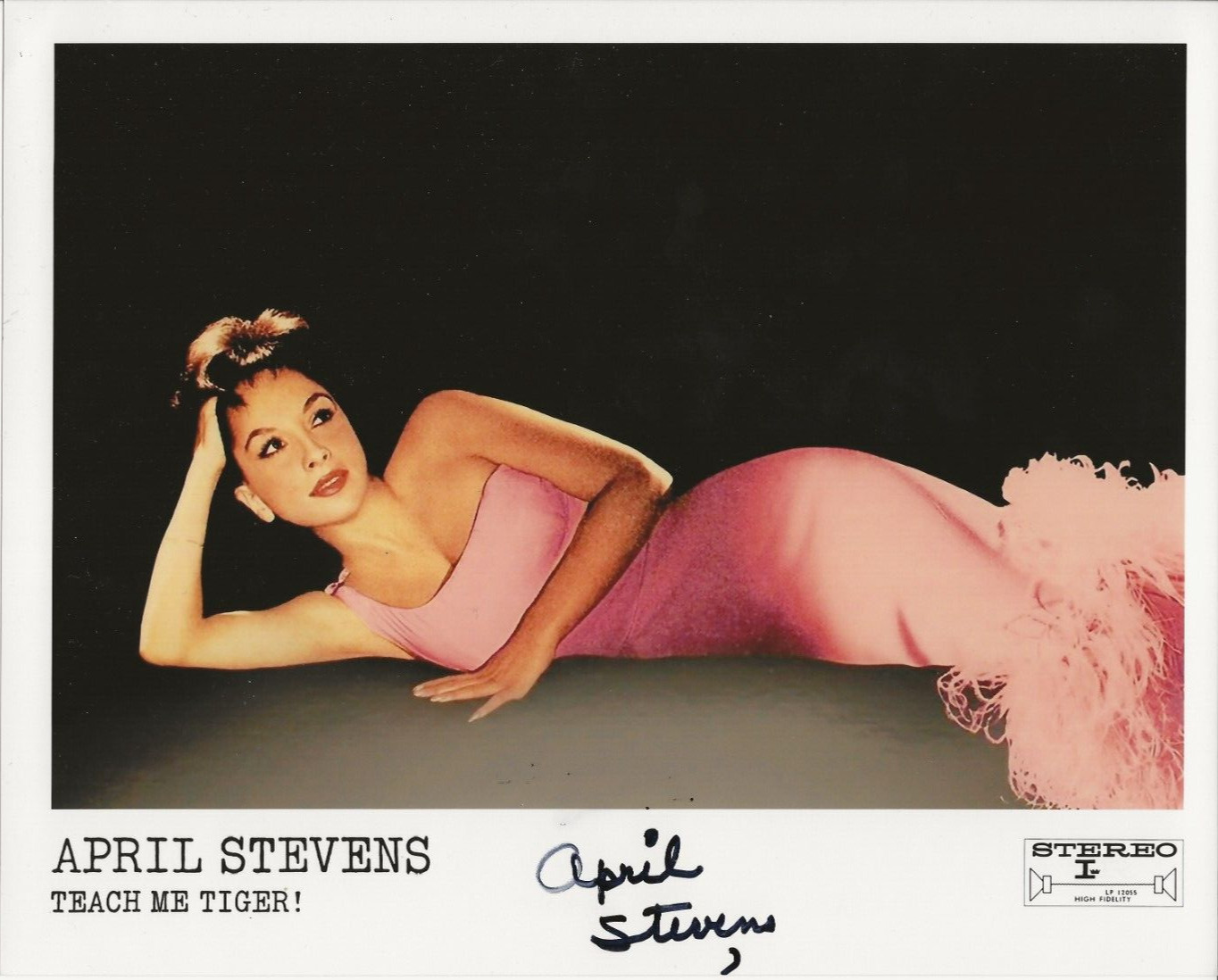 April Stevens REAL hand SIGNED Photo COA Autographed Nino Tempo sister