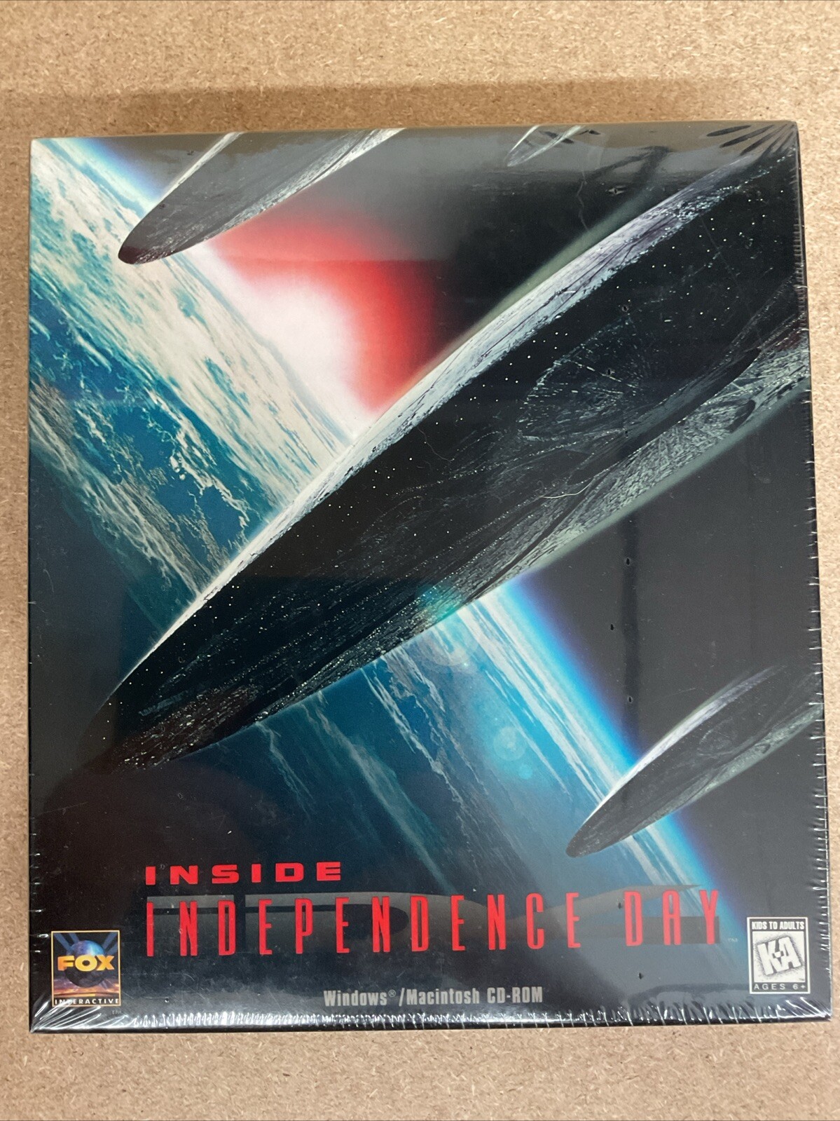 Inside Independence Day Big Box PC CD-ROM 1996 Factory Sealed By Fox Interactive
