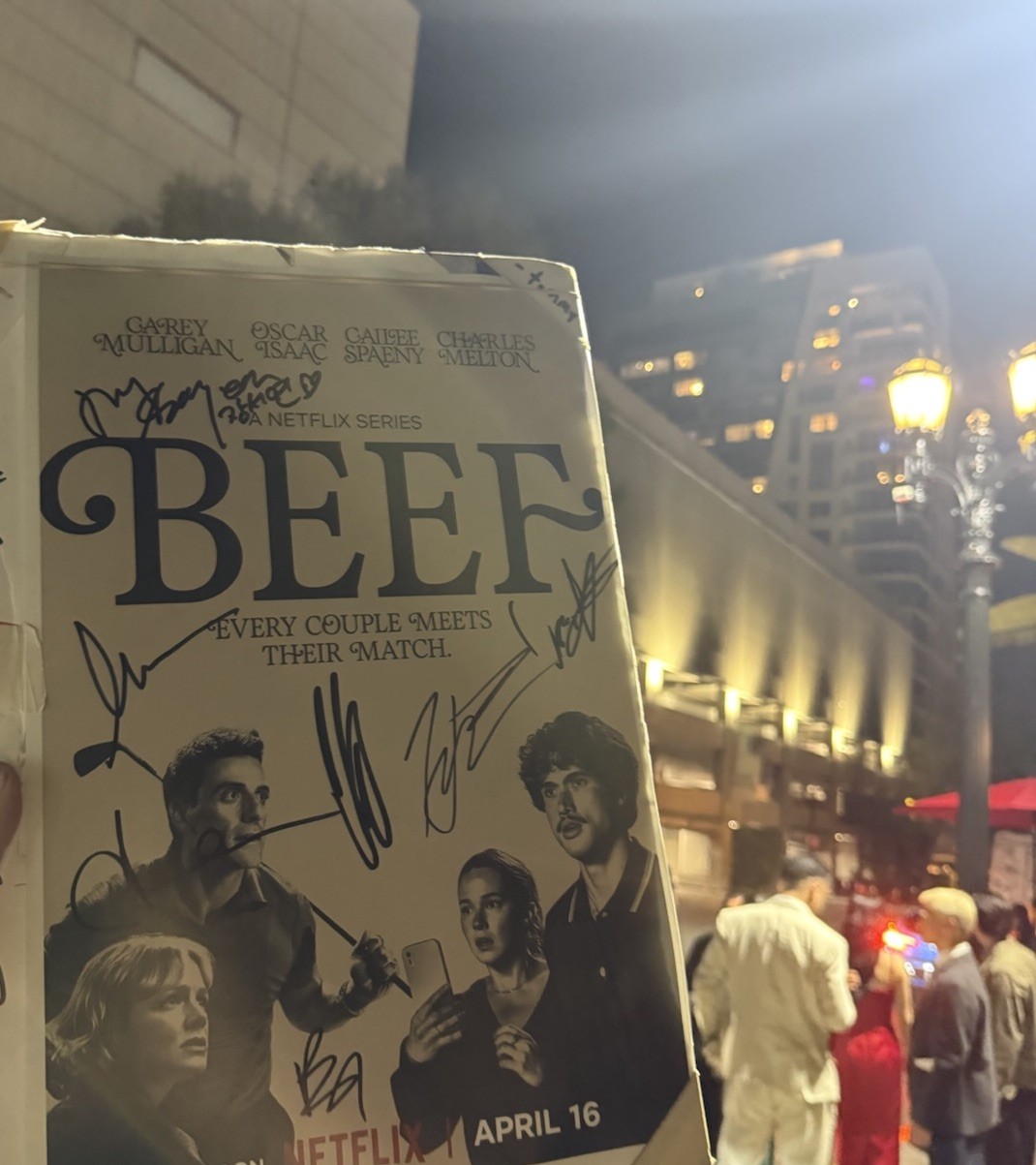 Beef Season 2 Autographed 12×18 Mini Poster Signed By Cast And Crew A24 SWAU COA