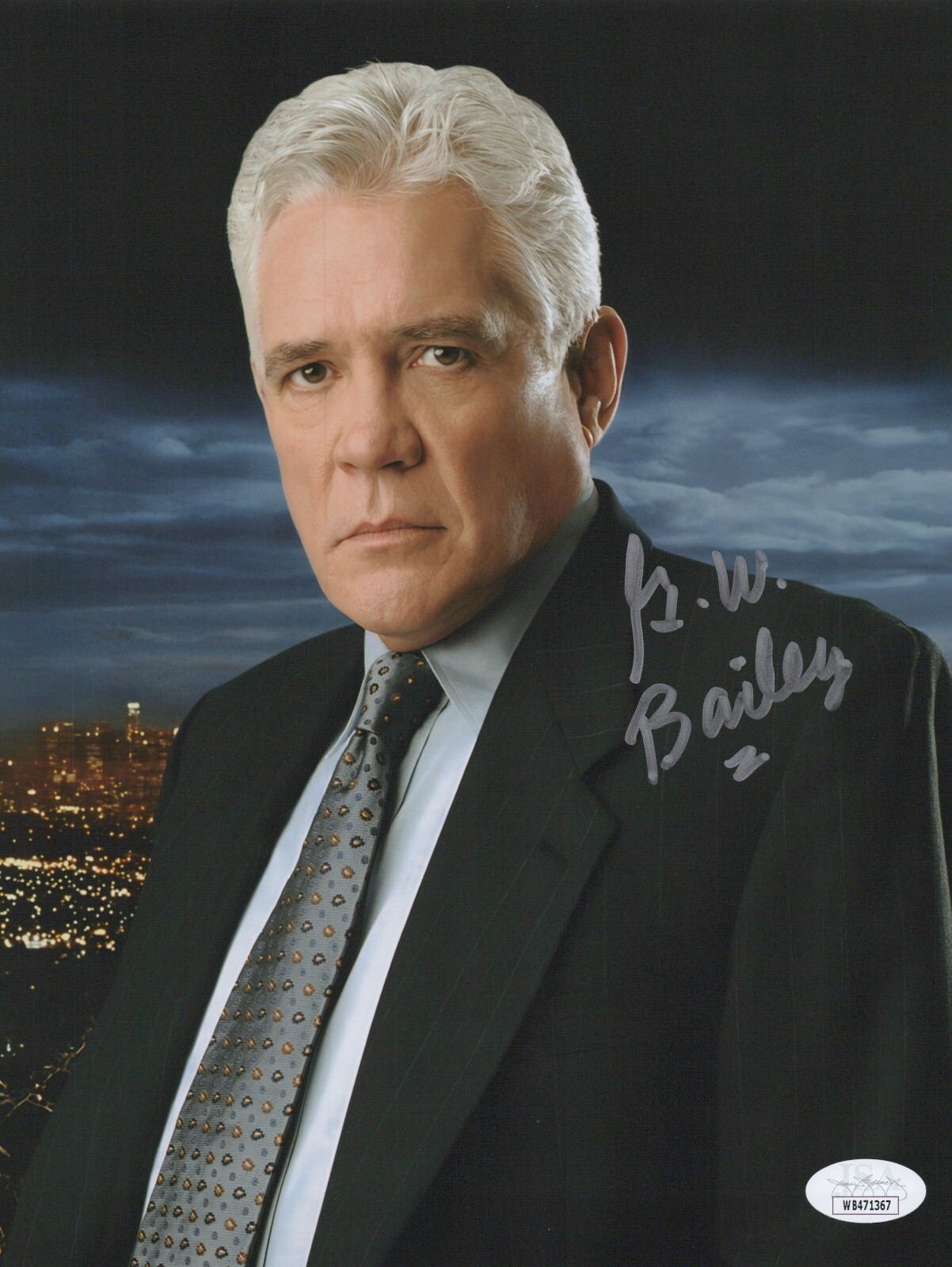 GW BAILEY Hand Signed POLICE ACADEMY 8×10 Photo AUTHENTIC Autograph JSA COA CERT