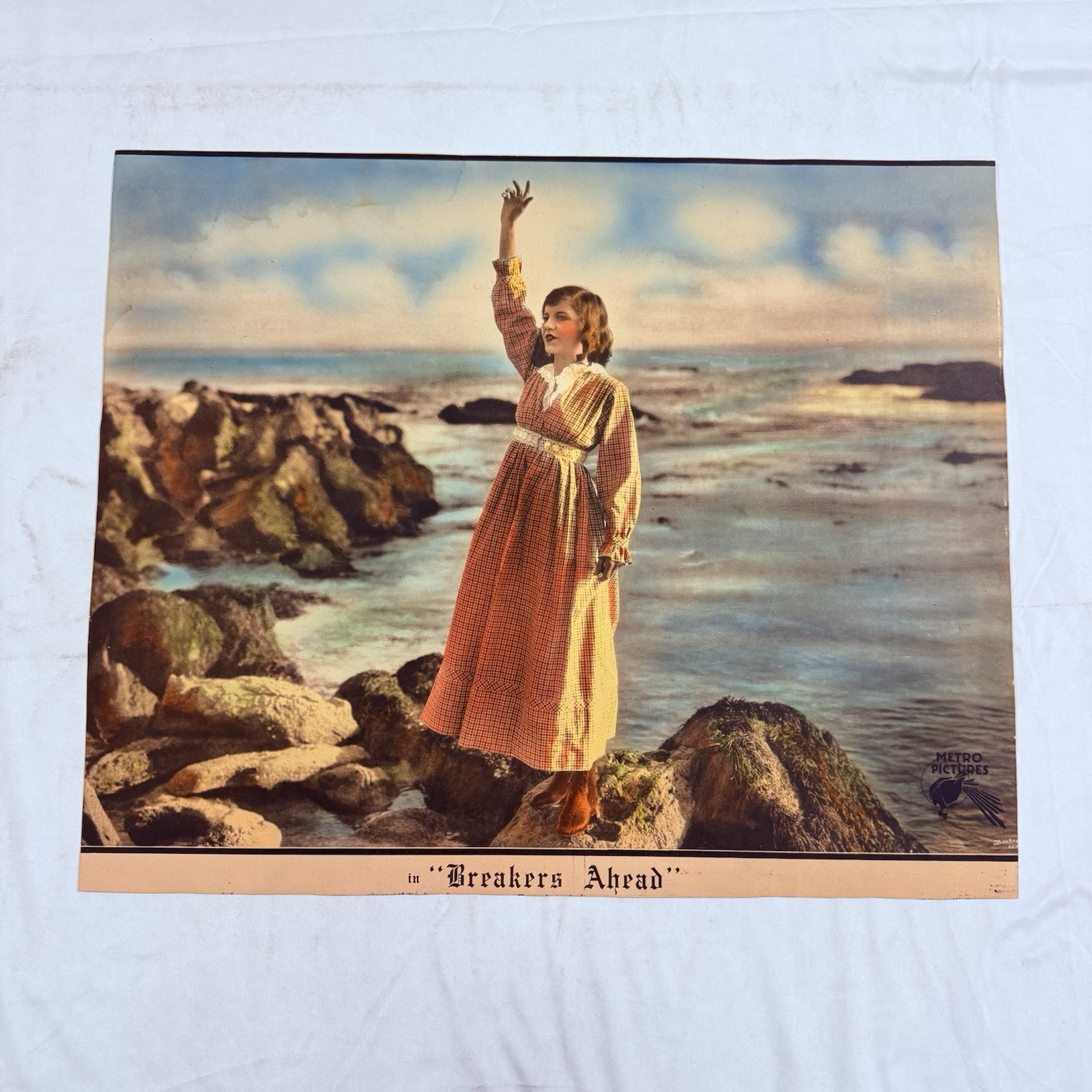 1918 Breakers Ahead Original Rolled 18×22” Silent Movie Poster Viola Dana