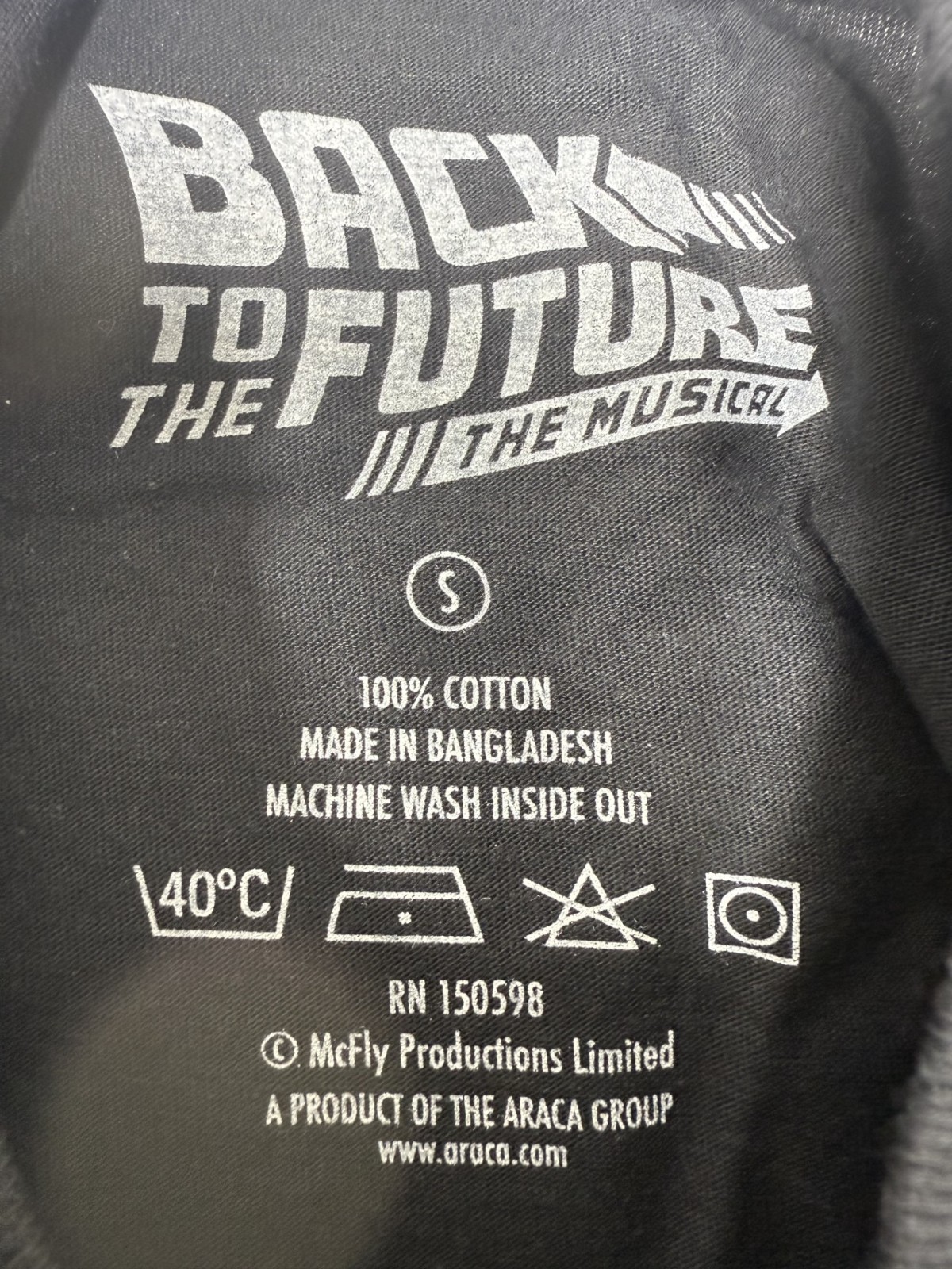 BACK TO THE FUTURE The Musical BROADWAY +Unisex CIRCUIT TEE T-SHIRT+NEW