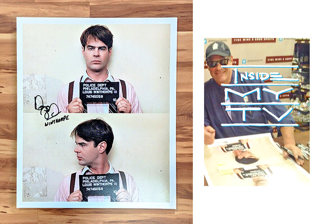 DAN AYKROYD signed 20×24″ photo poster TRADING PLACES Blues Brothers EXACT PROOF