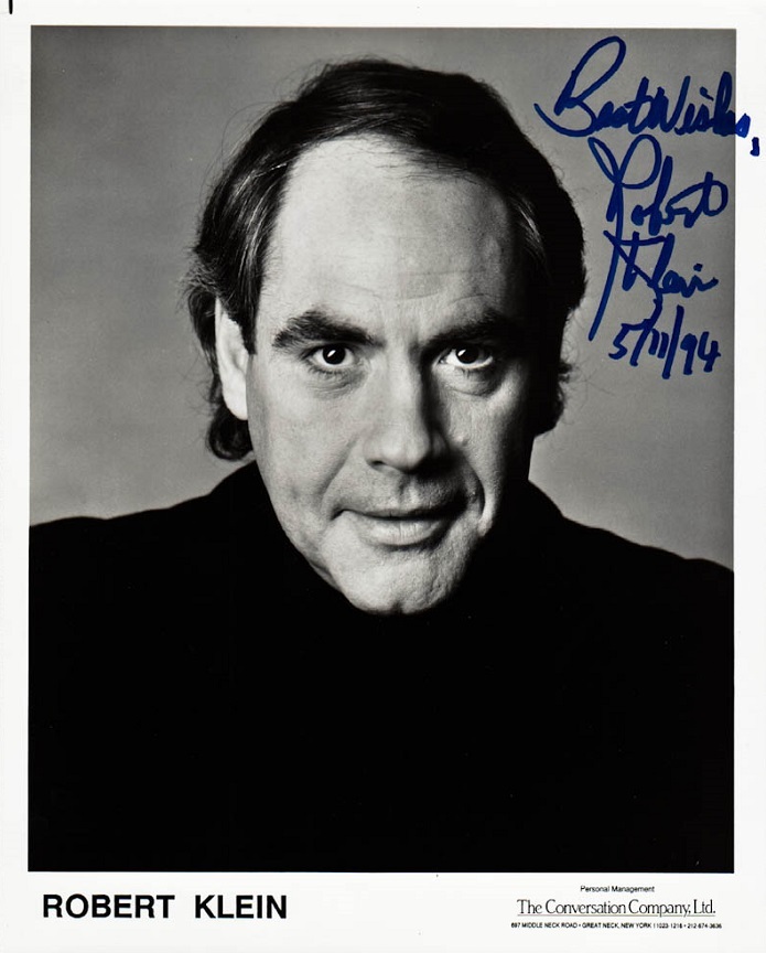 Comedian ROBERT KLEIN Signed Photo
