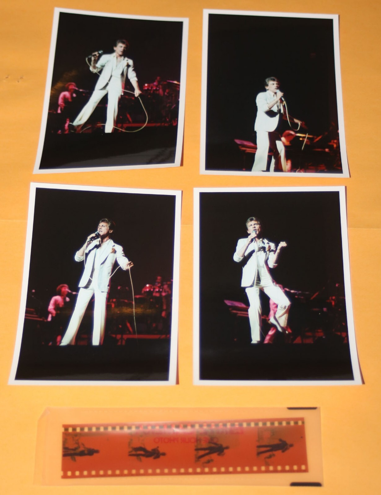 Frankie Valli – original 35mm negatives + prints – 1980s photos – W/RIGHTS