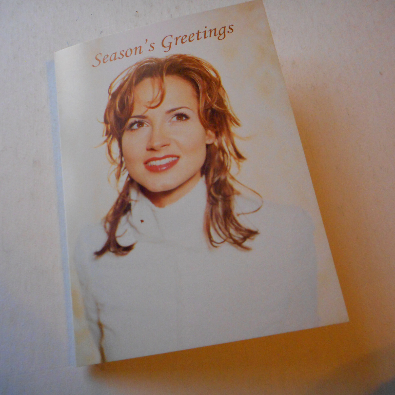 Chely Wright 2000 Signed Photo Christmas Card
