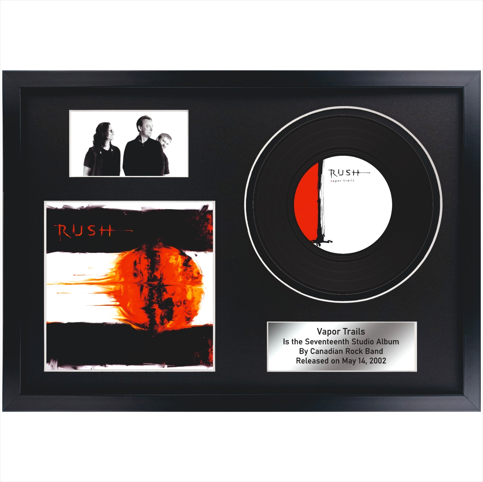 Rush – Permanent Waves / LP / Memorabilia / Souvenir in black frame / Rock