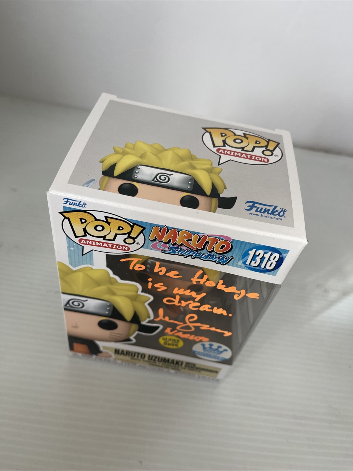 Maile Flanagan Signed Autographed Naruto Rasenshuriken Funko Pop 1318 JSA COA 3