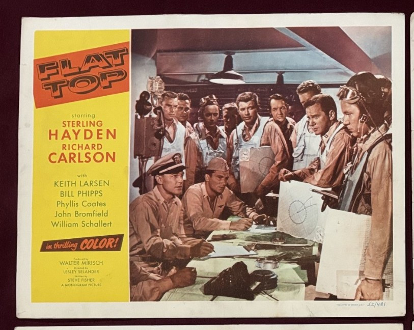 FLAMING FEATHER LOBBY CARDS (8) 1952 STERLING HAYDEN FORREST TUCKER