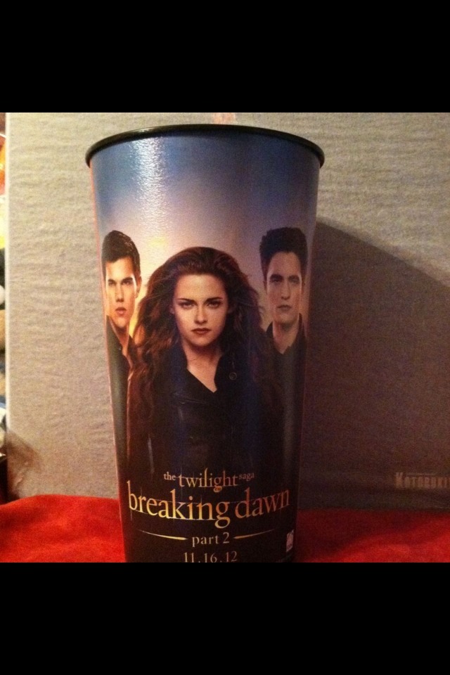 TWILIGHT BREAKING DAWN: PART 2 Exclusive Limited Edition 1 Piece Movie Cup