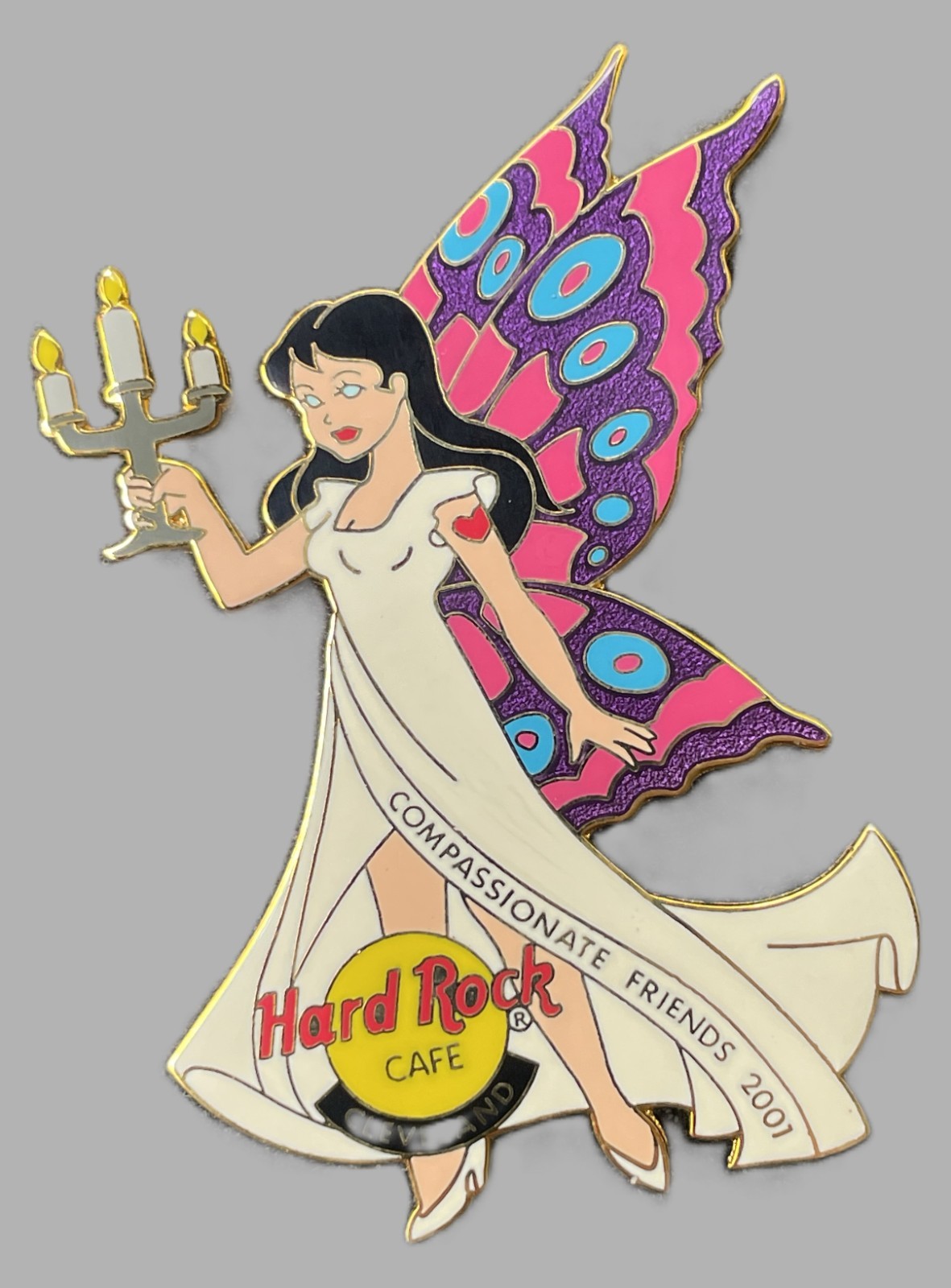 Hard Rock Cafe Cleveland, Compassionate Friends, Butterfly Girl, Lapel Pin