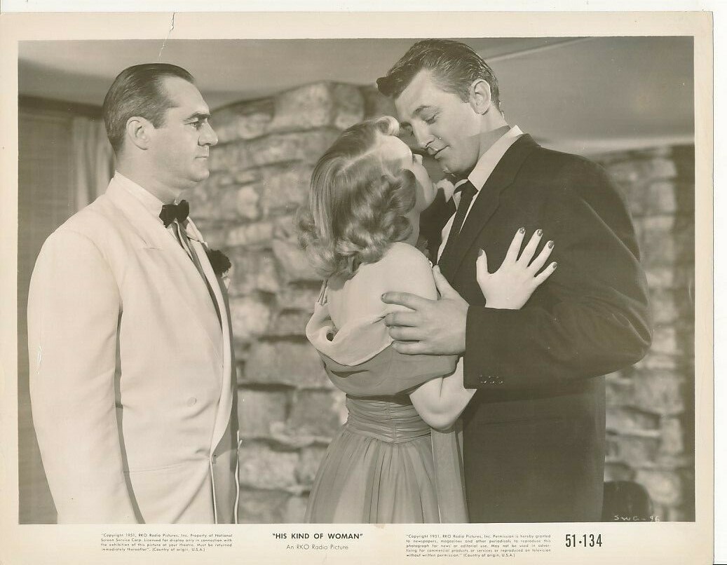 ROBERT MITCHUM Original Vintage 1951 HIS KIND OF WOMAN RKO Film Noir Photo