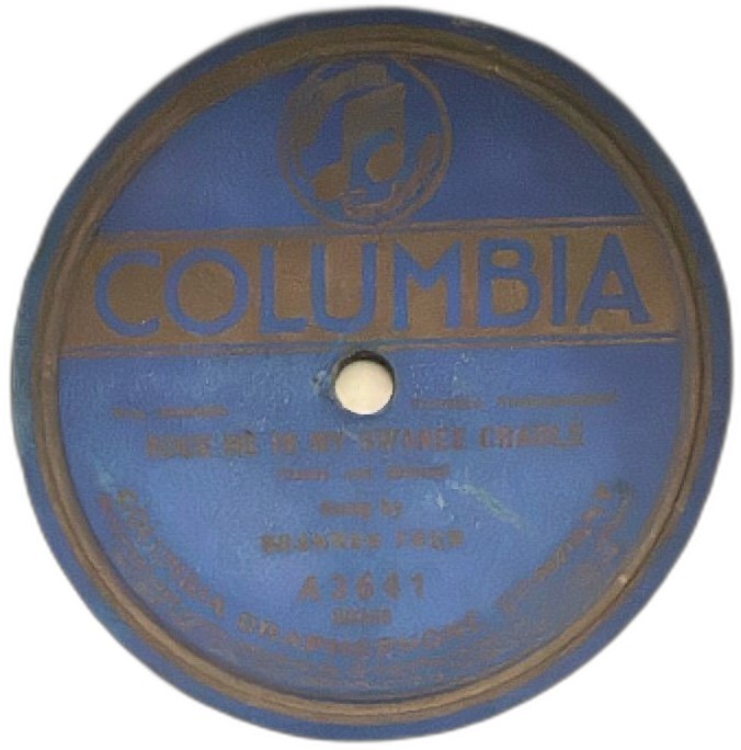 Columbia 78 RPM Shellac Records Peerless Quartette Maurice Ford Blue Label Lot