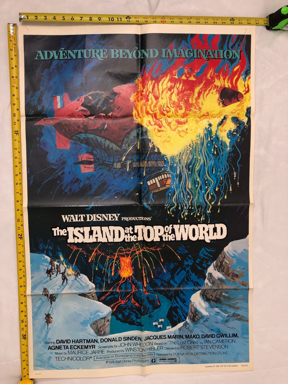 THE ISLAND AT THE TOP OF THE WORLD Movie Poster