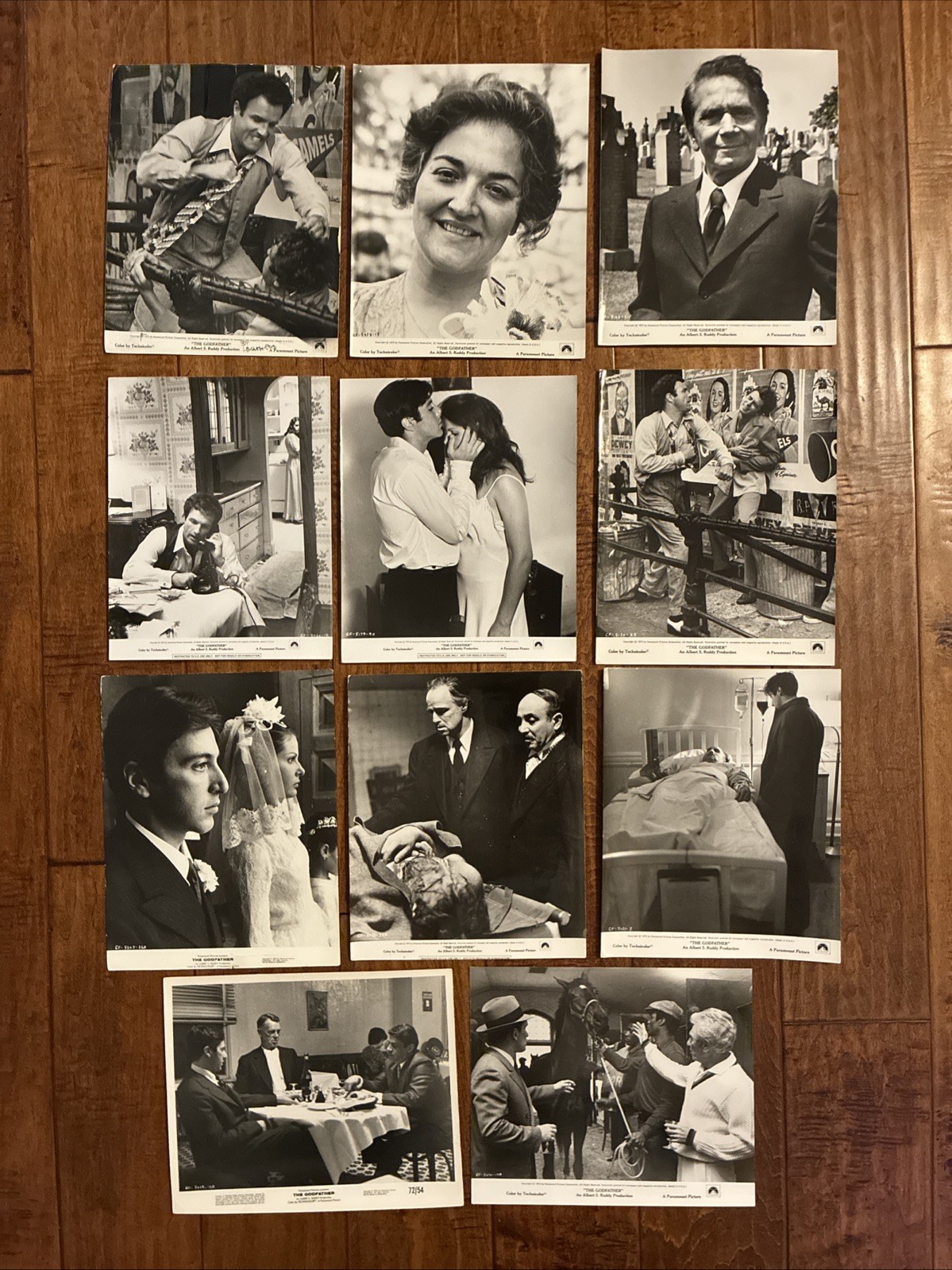 The Godfather – Original 1972 Movie Photos – Coppola – Pacino – Brando