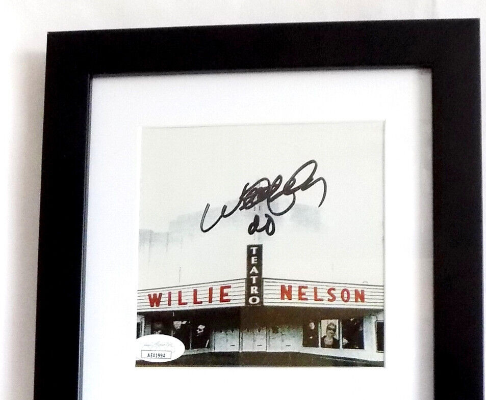 WILLIE NELSON SIGNED AUTOGRAPHED 💎JSA TEATRO CD COVER COUNTRY MUSIC SINGER