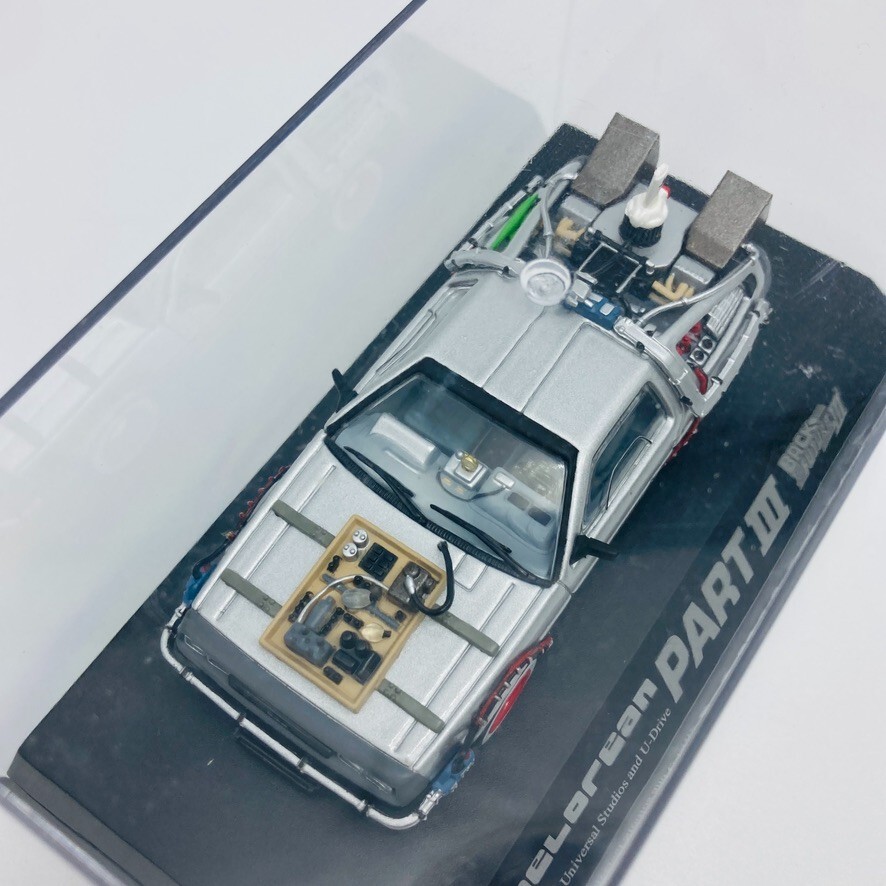 BACK TO THE FUTURE Part III 1/43 Scale Delorean DieCast Collection Figure SKYNET