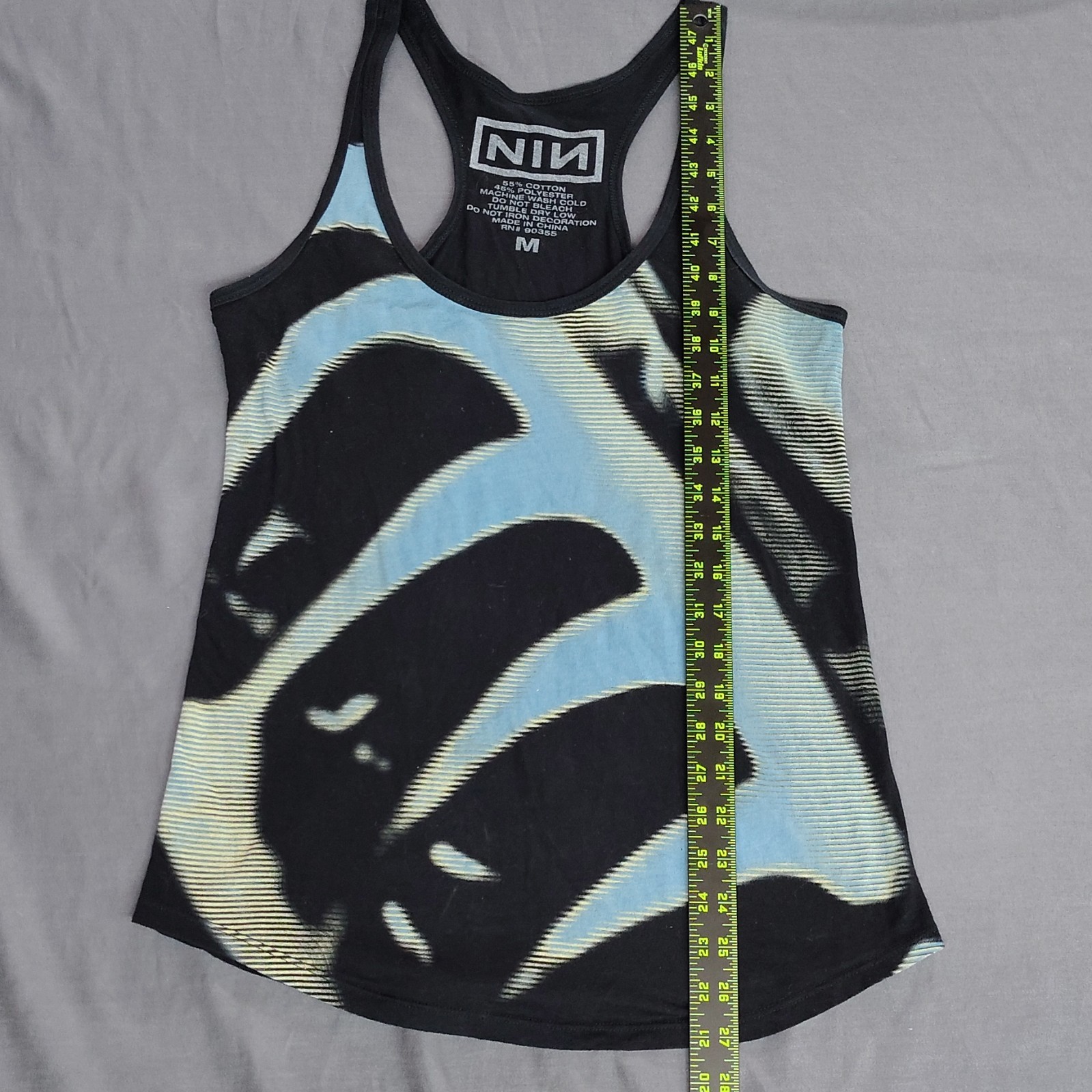 NIN Womens Singlet Size Medium Black Sleeveless Tank Nine Inch Nails Band