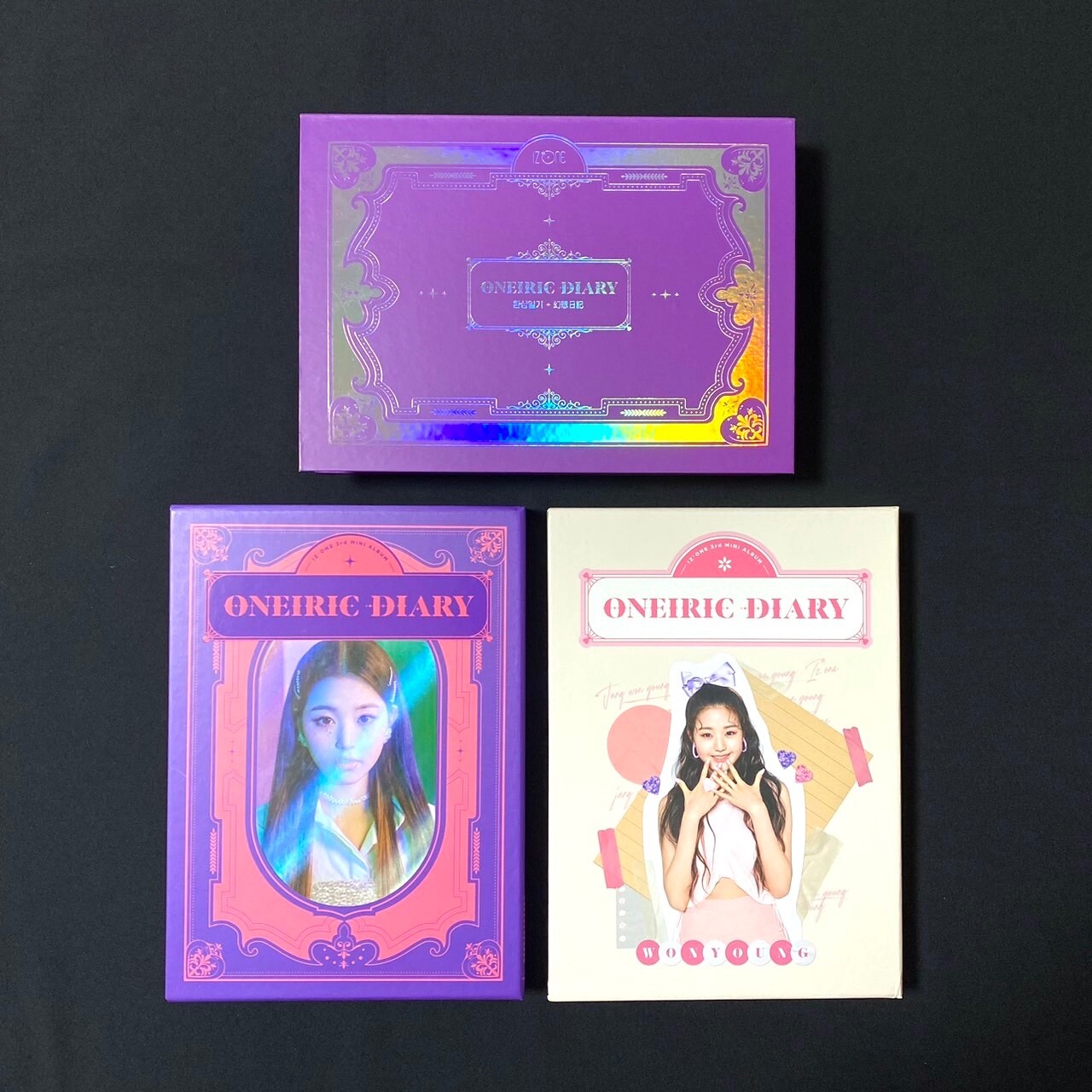 iz*one 3rd mini album oneiric diary 3 ver. Wonyoung set No photo cards IZONE IVE