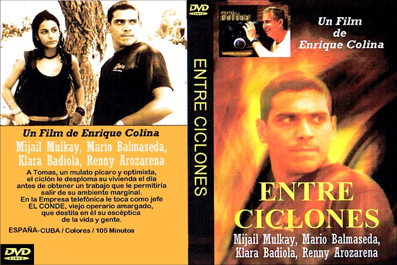 ESPAÑA PELICULAS, ENTRE CICLONES, 1 DVD/BOX, 105 MIN,SUBT/ENG, 2003