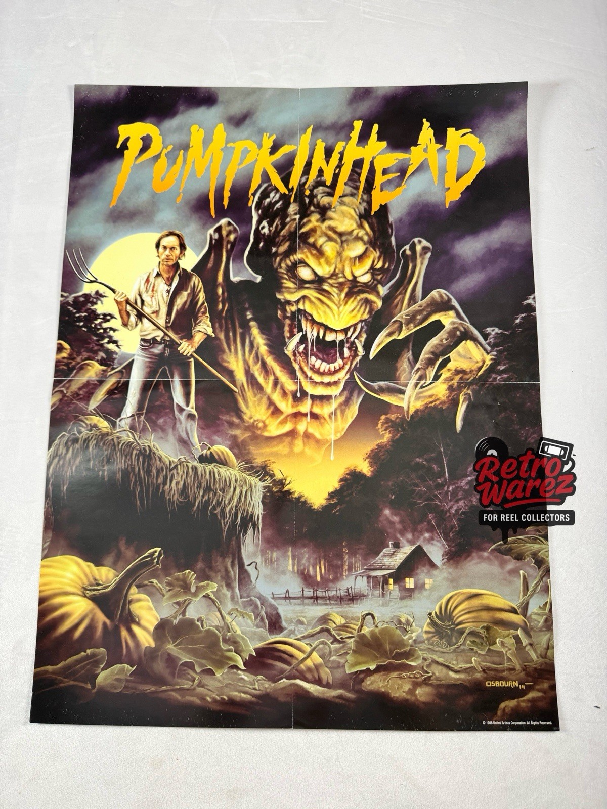 Pumpkinhead Shout / Scream Factory Limited Poster 18×24” Folded Horror Movie .
