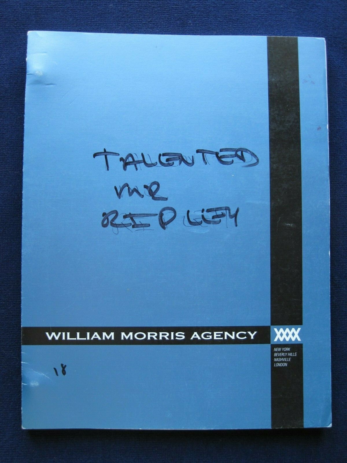 ORIGINAL SCRIPT – THE TALENTED MR RIPLEY by ANTHONY MINGHELLA Film wi MATT DAMON