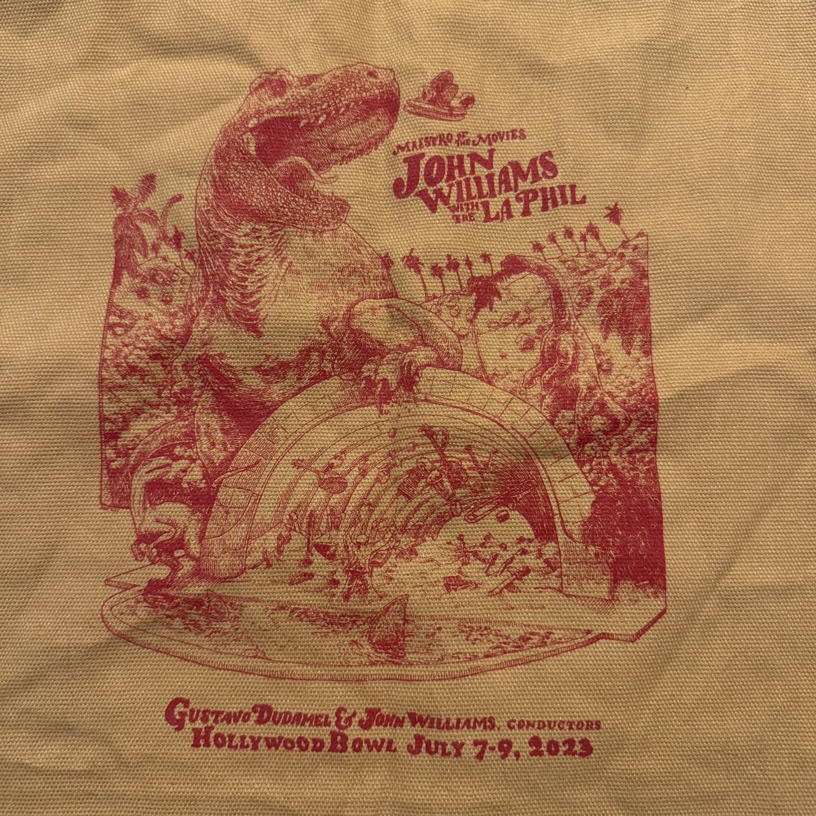 John Williams LA Philharmonic Hollywood Bowl 2023 Tote Bag