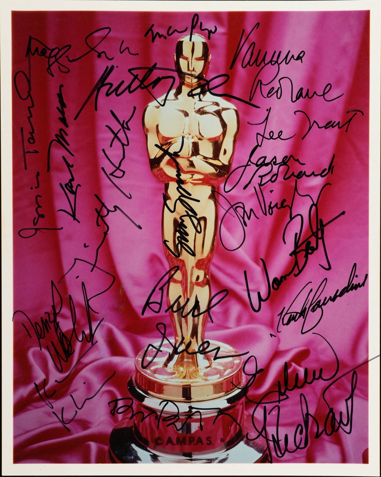 ACADEMY AWARD WINNERS SIGNED X17 8X10 PHOTO KLINE MAGGIE SMITH DENZEL PSA LOA D