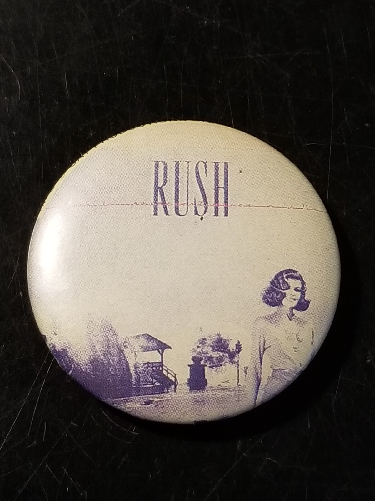 Vintage Rush Permanent Waves1 1/4″ Pin Badge Button