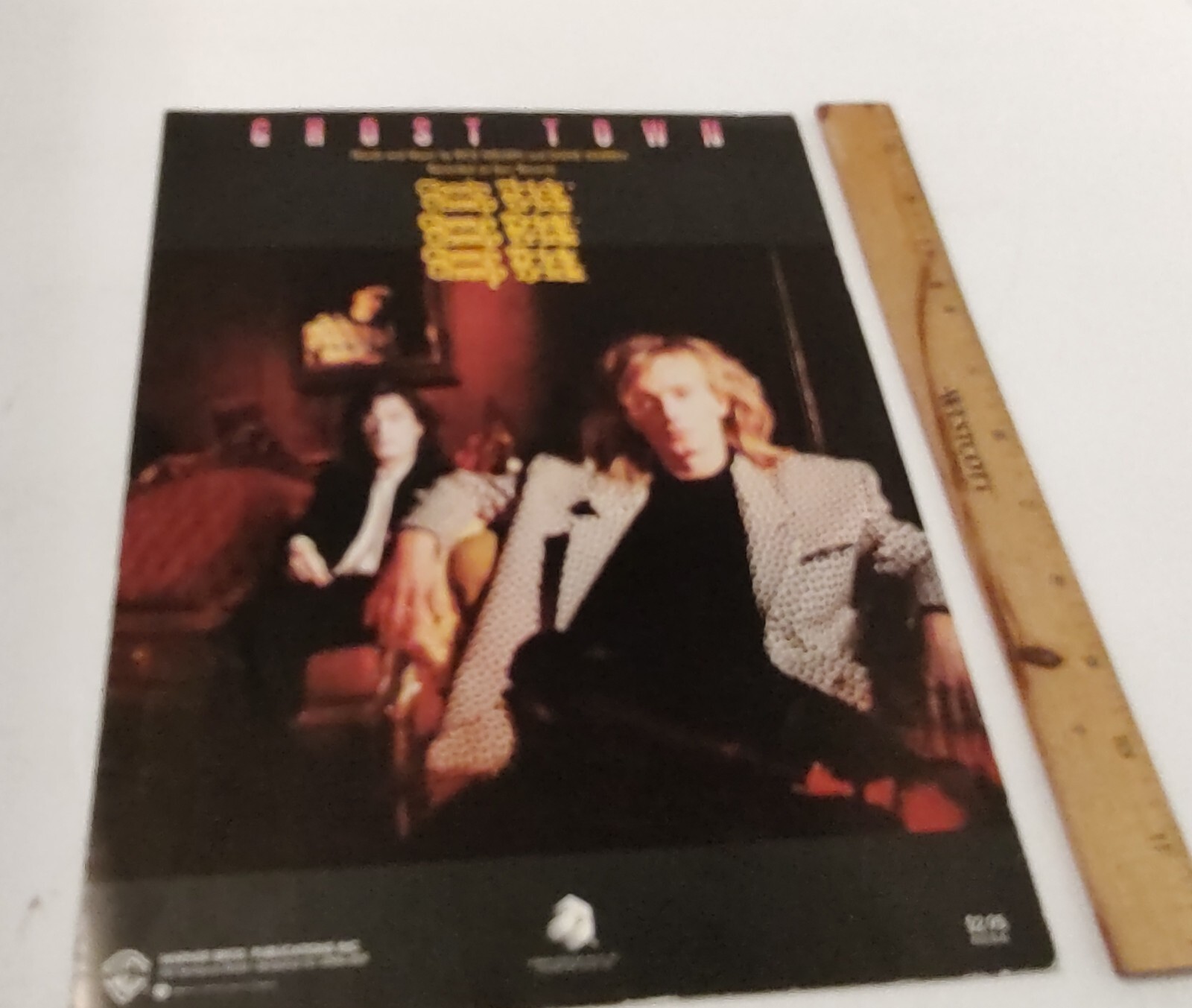 Cheap Trick Music & Lyrics Ghost Town (Lap of Luxury) Epic Warner Bros Pub RARE
