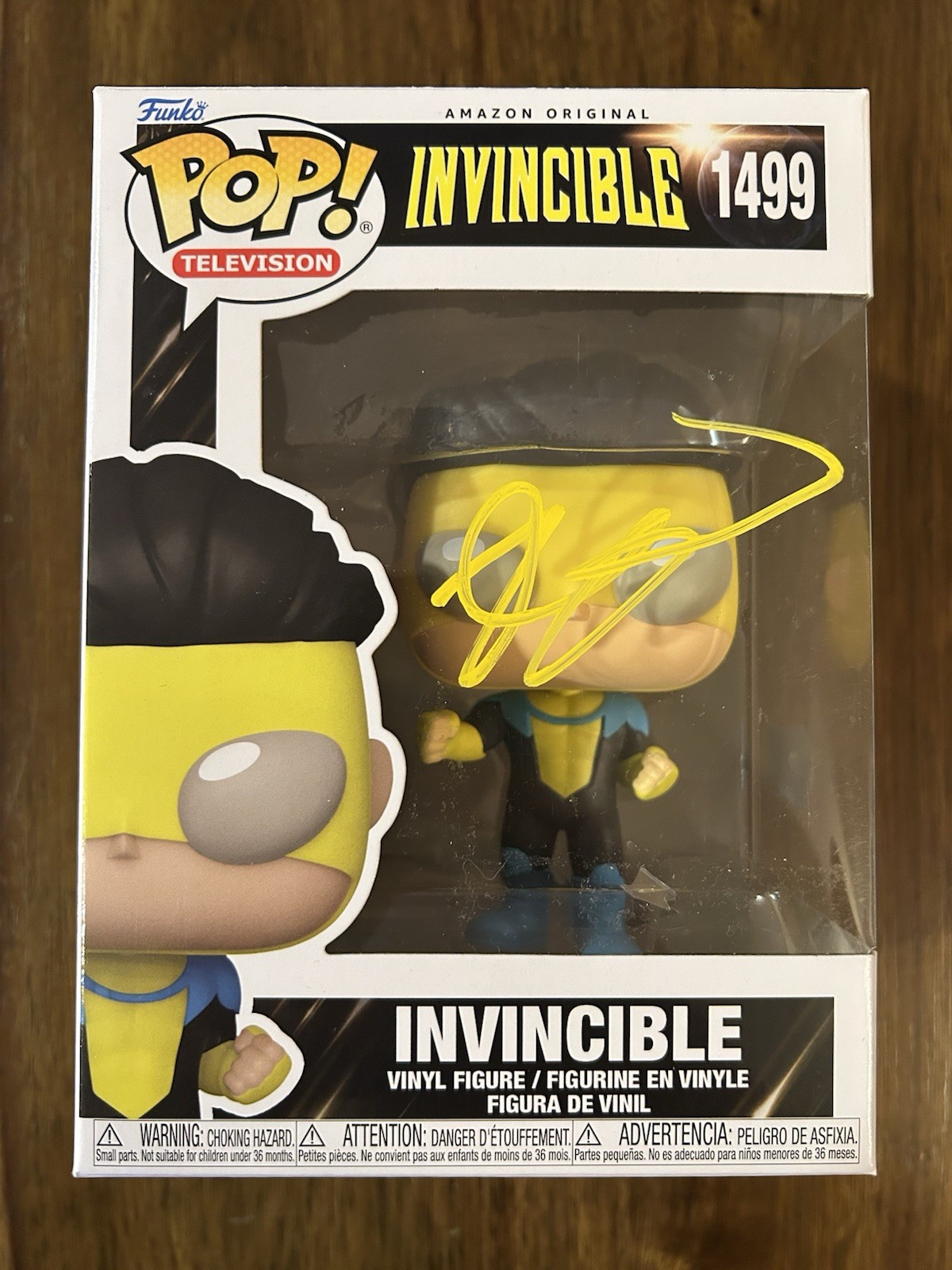 Robert Kirkman ‘Invincible’ Creator Signed Funko Pop Beckett Certified