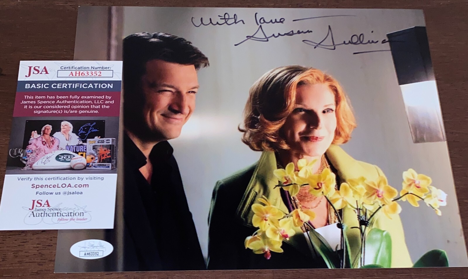 Susan Sullivan Castle Martha Rodgers Signed 8×10 Photo Another World JSA N1