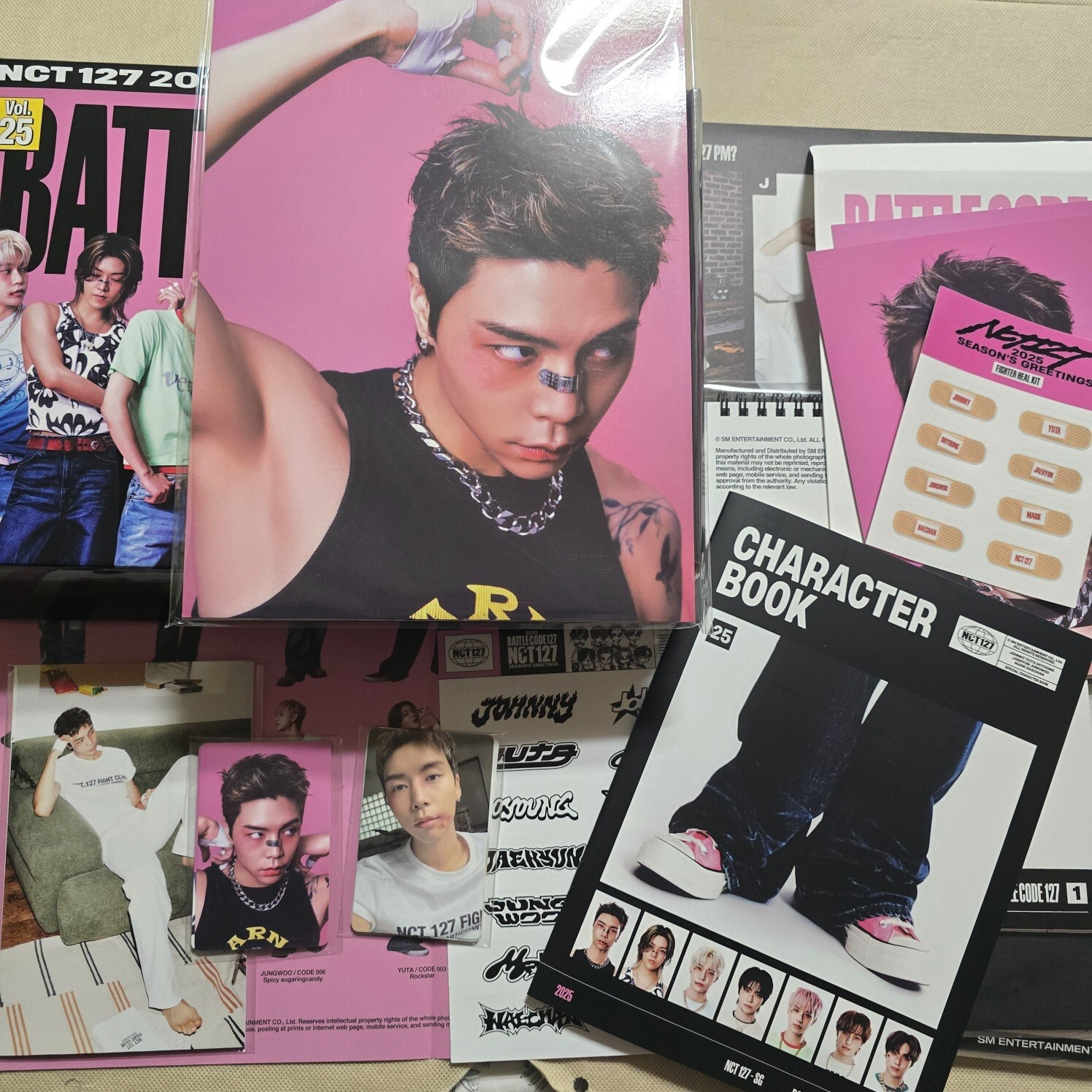 NCT 127 2025 SEASON’S GREETING ‘BATTLE CODE 127’ CALENDAR&DIARY&PHOTO&CARD & ETC