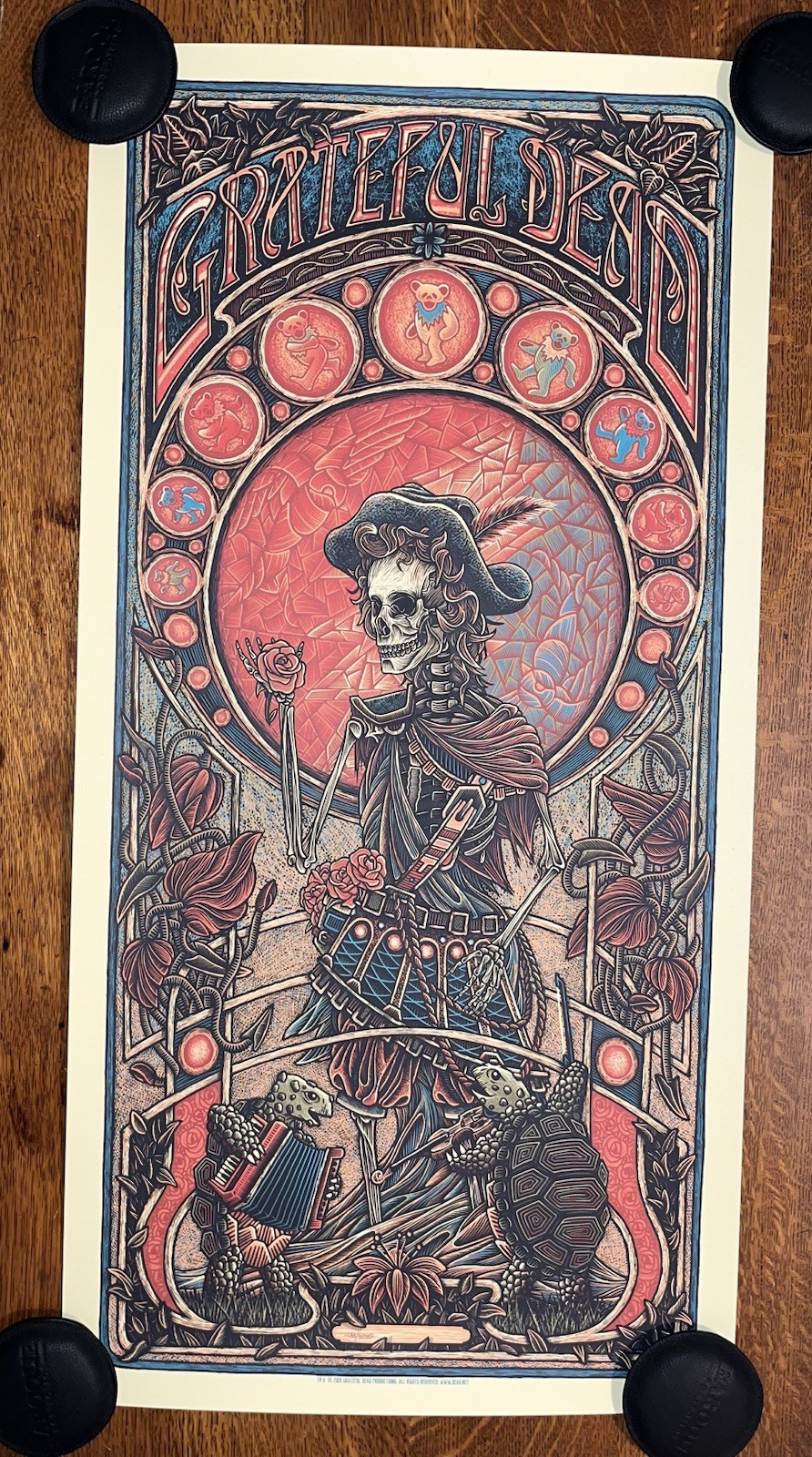 Grateful Dead Jack Straw Poster by Luke Martin 2020 Hand Numbered LE 1268/3000