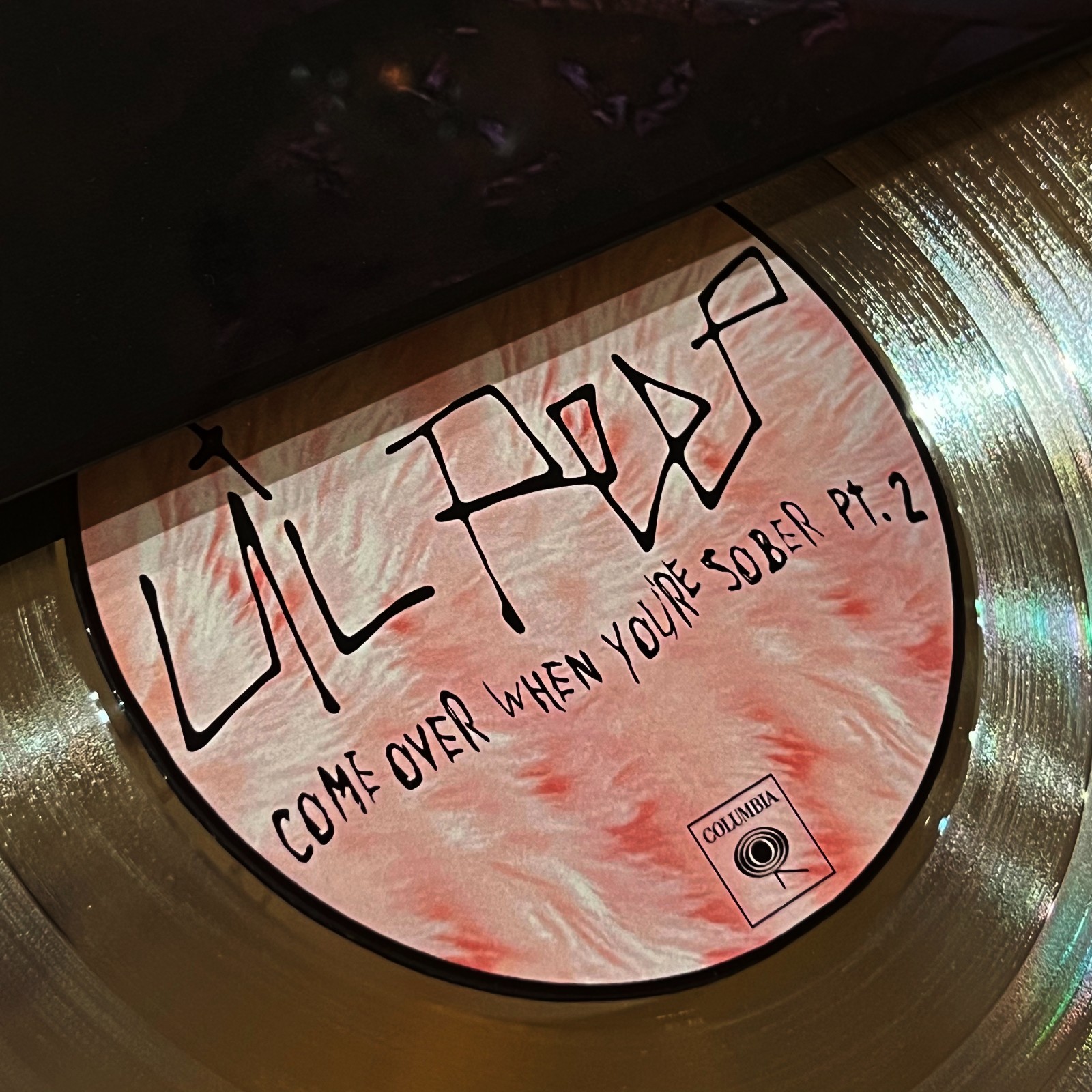 Lil Peep Come Over When Youre Sober Pt 2 Platinum Music Award Vinyl LP Record CD