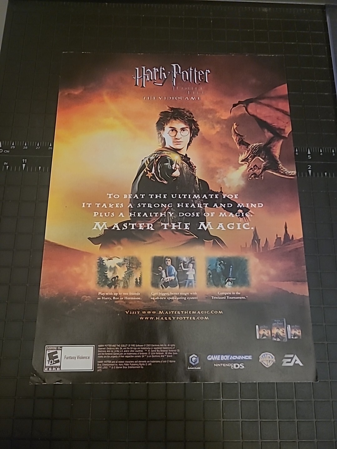 Harry Potter And Goblet Of Fire Video Game 8×11 Print Ad 2005 Great To Frame