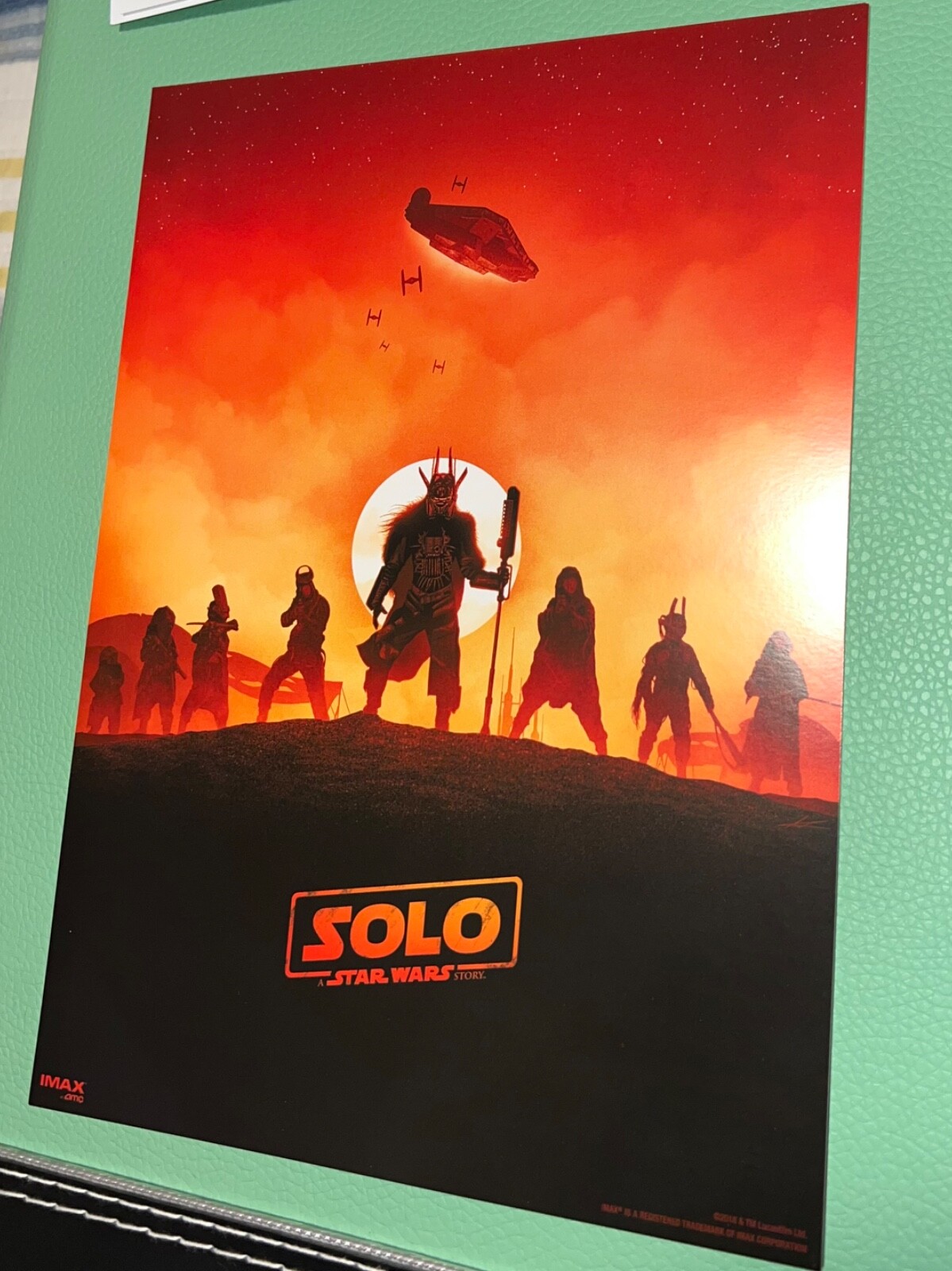 Solo a Star Wars Story IMAX Poster Print set lucasfilm disney 9.5×13 Brand New
