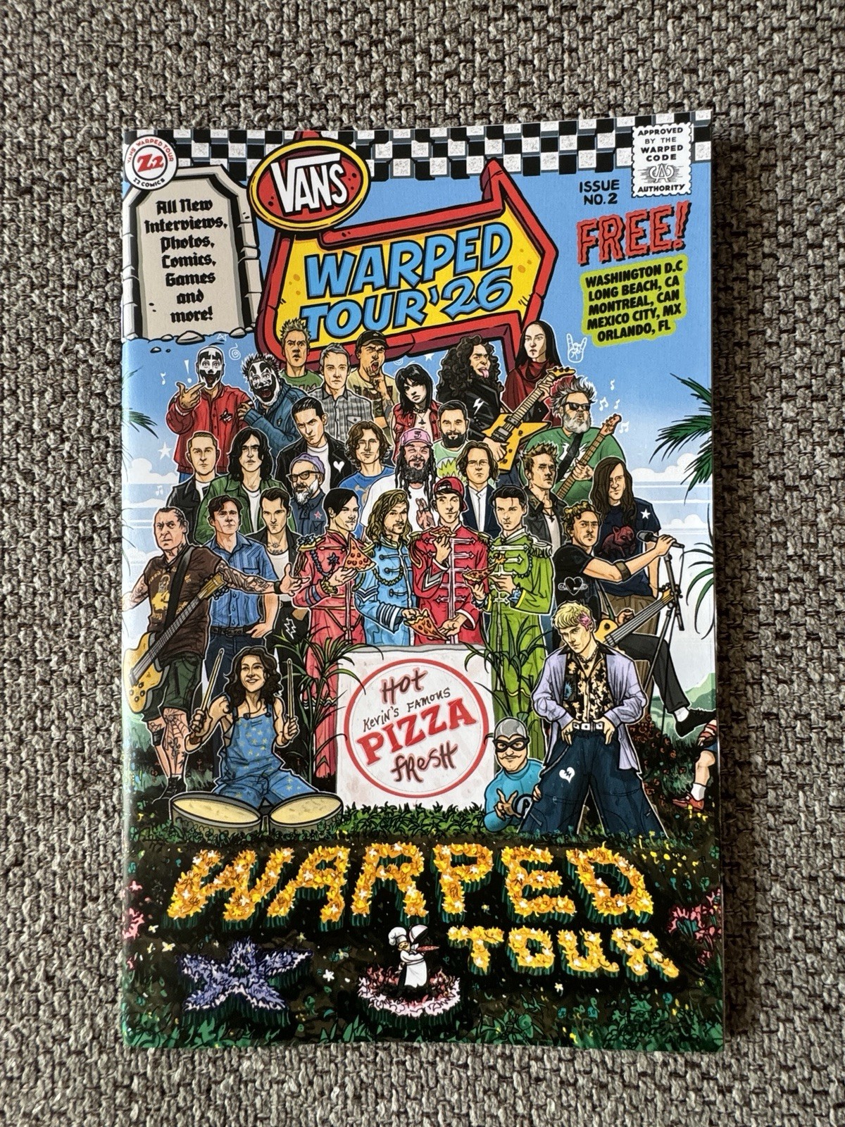 Exclusive Warp Tour Book 2026 Brand New Never Used Free Shipping!