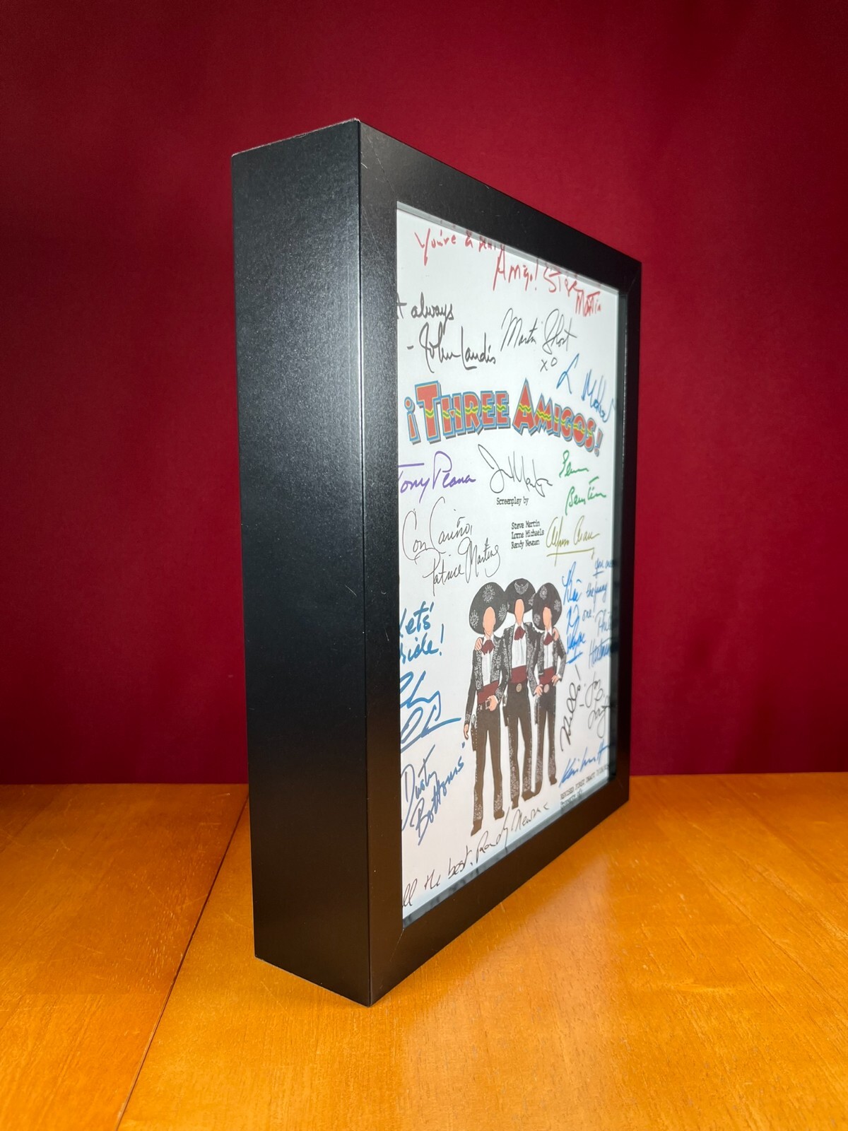 Three Amigos Script Signed- Autograph Reprints- 118 Pages- Steve Martin