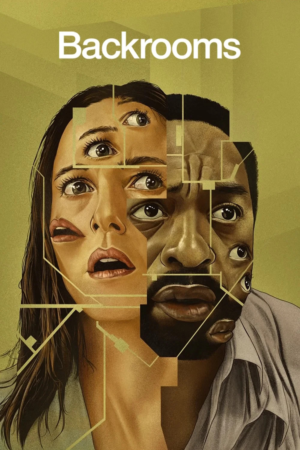 Backrooms (2026) Chiwetel Ejiofor 11×17 Poster – Print Horror Movie Wall Art