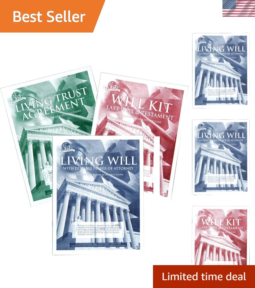 Comprehensive DIY Will Kit: Protect Loved Ones with Last Will and Living Trust