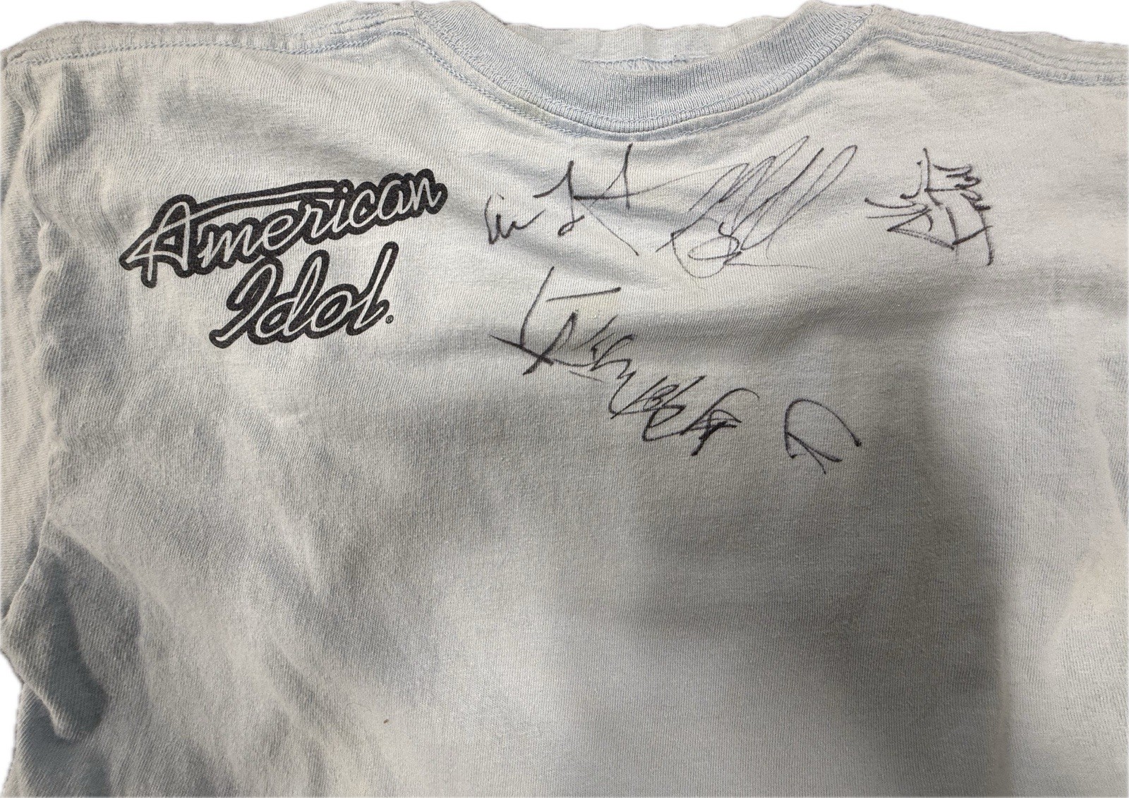 Season 8 American Idol Signed Bundle- Pillow, Shirt And Photo